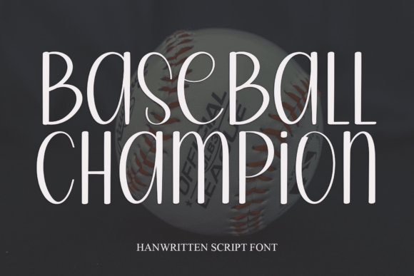 Baseball Champion Font for Clean Campaign Content