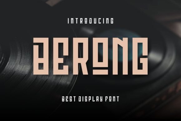 Berong: A Bold Sans Serif for Modern Web Design