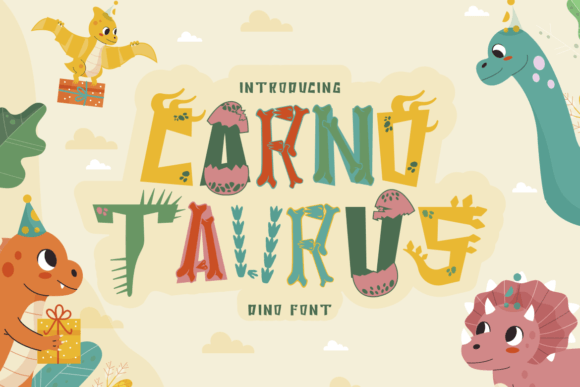 Carnotaurus: A Playful Display Font for Modern Web Design