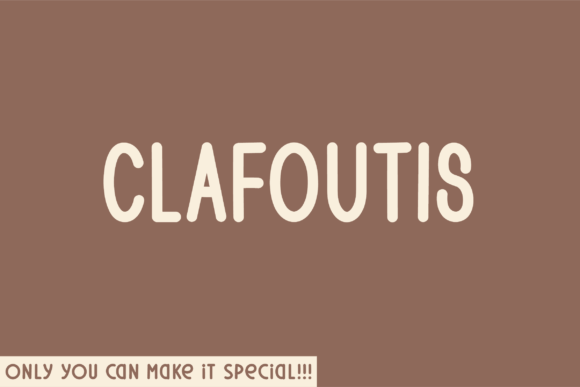 Clafoutis: The Display Font That Gave My Bakery a Brand New Look