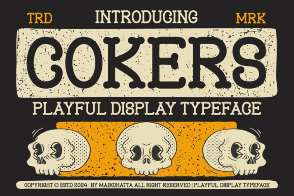 Cokers: A Playful Serif Font for Handmade Products and Creative Designs