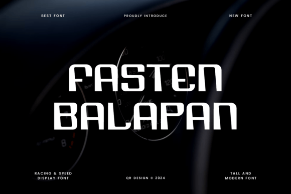 Fasten Balapan: A Bold Sans Serif for Editorial Impact