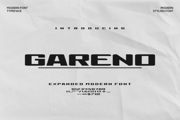 Gareno: The Font That Elevates Your Campaigns