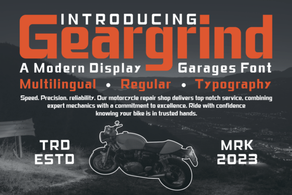 Geargrind Font Makes Campaign Headlines Finally Feel Right