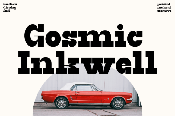 Gosmic Inkwill: A Display Font That Elevates Campaign Visuals