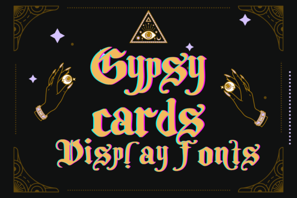 Gypsy Cards Font: A Handmade Maker's Guide to Mystical Blackletter Design