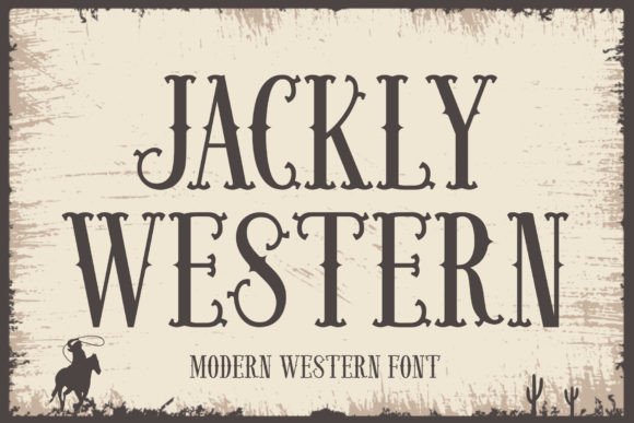 Jackly Western: A Display Font That Gives Small Business Branding a Vintage Edge
