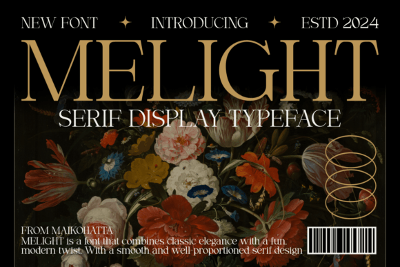 Melight Brings Warm Serif Charm to Handmade Products