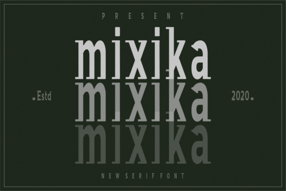 Mixika: A Serif Display Font Built for Digital Design