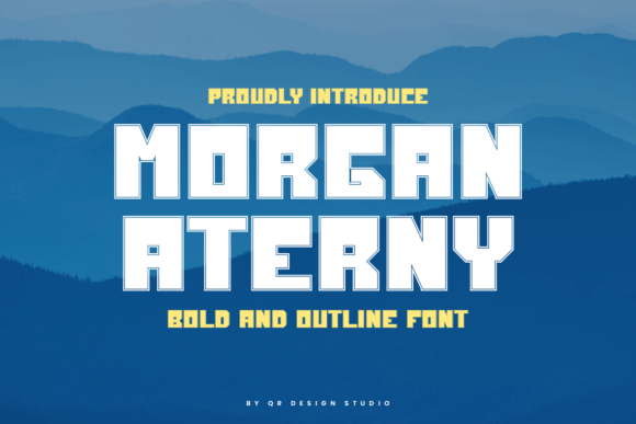 Morgan Aterny: A Bold Display Font for Editorial Design