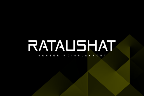 Rataushat Font: A Display Typeface for Modern Web Design
