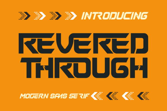 Revered Through: A Bold Sans Serif Font for Modern Branding