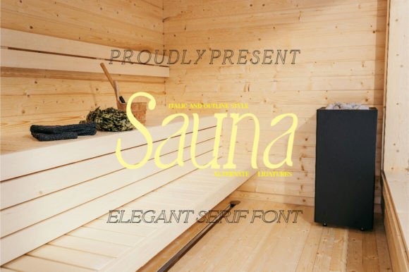 Sauna Serif Font: A Warm Touch for Handmade Products