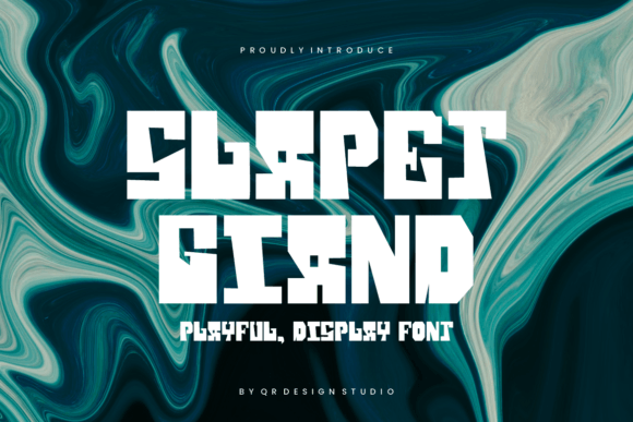 Slapet Giand: A Whimsical Decorative Font for Makers