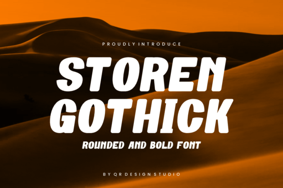 Storen Gothick: A Bold Sans Serif Font for Modern Digital Brands