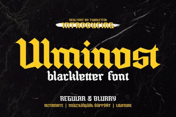 Ulminost: A Bold Blackletter Font for Modern Web Design