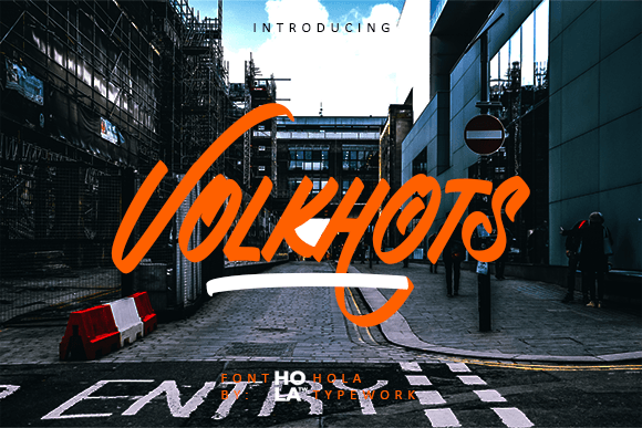 Volkhots: A Display Font That Sharpens Your Campaign Message