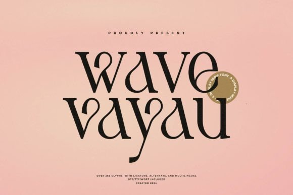 Wave Vayau Review: A Bold Serif Font for Small Business Branding